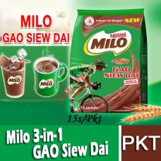 MILO 3-in-1 Less Sugar GAO Siew Dai (15's)-12342837