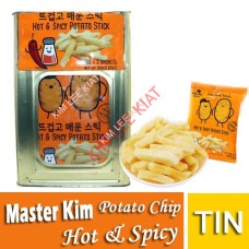Master Kim Hot & Spicy Potato Stick (Wrapping)(G) - Big Tin