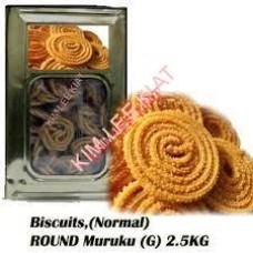 Biscuits,(Spicy) ROUND Muruku (G)2.5 kgs