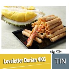 Biscuits, Loveletter DURIAN 4kgs (G)