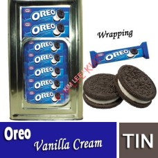 Oreo Vanilla Cream Biscuits (Tin)(W) 
