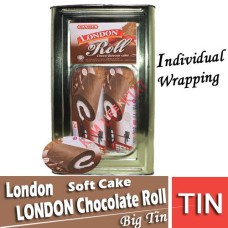 Soft Cake, LONDON Roll Chocolate (Big Tin)Wrapping