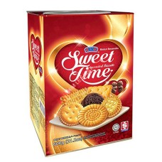 Biscuits, Assorted, HUP SENG, Sweet Time600g (W)(Small tin)
