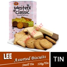 Biscuits,Lee Assorted Biscuits 520g (W)Small Tin