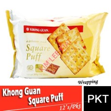 Biscuits, KHONG GUAN Square Puff  (W)12's (300g)(Sugar Cracker)