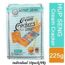 Biscuits, HUP SENG Cream Cracker (WRAPPING) 225g 10's