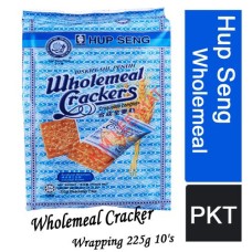Biscuits, HUP SENG WHOLEMEAL Cracker/Wheat (Wrapping) 225g (10's)