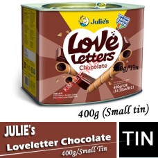 Biscuits, JULIE's Loveletter Chocolate 400g (Small tin)