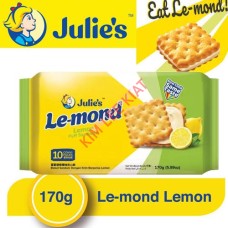 Biscuits, JULIE's Le-Mond (LEMON) Puff Sandwich (W) 170g (10's)