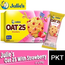 Biscuits ,Julie's Oat 25 with Strawberry (W) 200g 8's