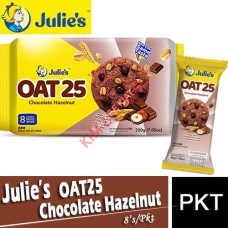 Biscuits, JULIE's OAT25 Chocolate Hazelnut  200g 8's (W)