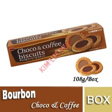 Biscuits, BOURBON Choco & Coffee 108g (JAPAN)