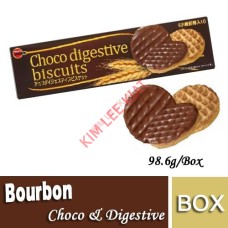 Biscuits, BOURBON Choco Digestive 98.6g (JAPAN)