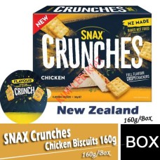 New Zealand SNAX Crunches Chicken Biscuits 160g