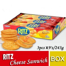 Biscuits, Kraft Ritz Cheese Sandwich (3pcsx9's) 243g (W)