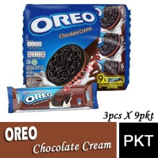 Biscuits, Kraft Oreo (Chocolate) Cream (3pcsx9's) 264.6g (W)