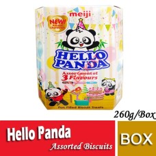 Biscuits, MEIJI Hello Panda 260g (10'S)(Assorted)(w)