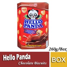 Biscuits, MEIJI Hello Panda 260g (10'S)(Chocolate)(w)