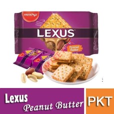Biscuits,-LEXUS Peanut Sandwich (Calcium) 190g (W)