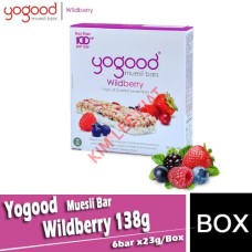 Yogood Wildberry Muesli Bar 138g(6'sx23g)
