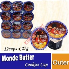 Biscuits,MONDE Butter Cookies (W) 27gx12cups