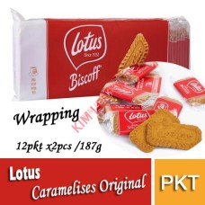 Biscuits, Lotus Caramelises (Orginal) 180g (W) 12'sx2pcs
