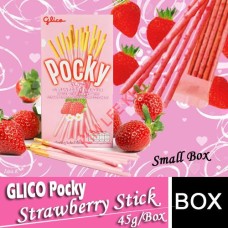 Biscuits, GLICO Pocky Strawberry Stick 47g(Small)
