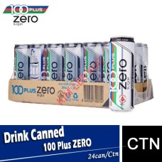 Drink Canned, 100 PLUS ZERO 24's
