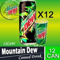 Drink Canned, MOUNTAIN  DEW 12's