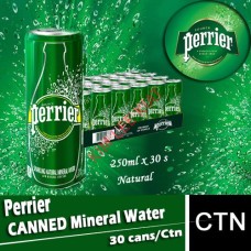 CANNED-Mineral Water (Canned), Perrier 250ml x 30's (SMALL CAN)