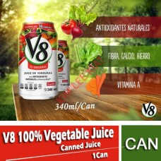 Drink Canned, V8 100% Vegetable Juice 340ML