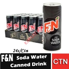Drink Canned, F&N Soda Water 24's