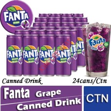 Drink Canned, FANTA Grape 24's/ctn