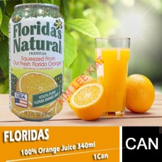 Exp:April 2023-Drink Canned, FLORIDAS 100% Orange Juice