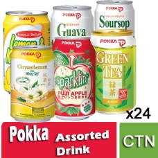 Drink Canned, POKKA Assorted Can Drink 24's