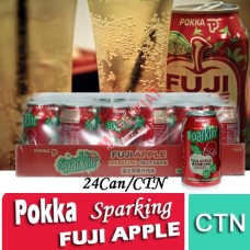 Drink Canned, POKKA Sparklin Fuji Apple Juice 24's/ctn