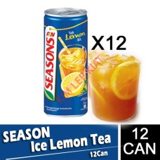 Drink Canned, SEASON Ice Lemon Tea 12's  (Reduced Sugar)