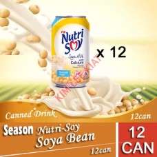 Drink Canned, SEASON NUTRI-Soy Soya Bean 12's  (Reduced Sugar)