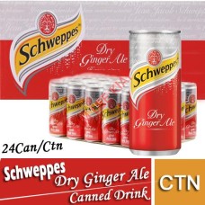 Drink Canned, SCHWEPPES Ginger Ale 24's