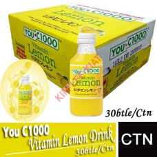 Drink Bte, YOU-C1000 Vitamin Lemon Drink 140ml x 30's/ctn (x 30 bottles per ctn)