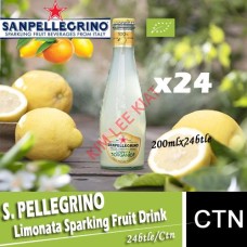 Sparkling Fruit Drink, S.PELLEGRINO (Limonata) 200ml x 24's