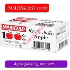 Juice-Pkt, MARIGOLD 100% Fruit (1Lx12's)-Apple