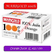 Juice-Pkt, MARIGOLD 100% Fruit (1Lx12's)-Orange