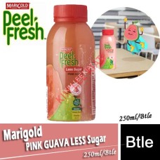 MARIGOLD PEEL FRESH PINK GUAVA LESS Sugar (SMALL)250ML(keep in fridge)