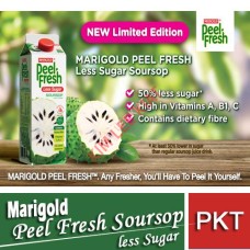 MARIGOLD PEEL Fresh SOURSOP Juice 1L(keep in fridge) Less Sugar