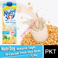 Drink Pkt, NUTRISOY Hi-Calcium Fresh Soya Bean (Reduce Sugar) 1L