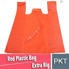 Plastic Bag, Red (Extra Big)