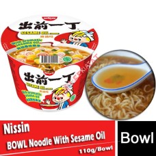 BOWL Noodle NISSIN With Sesame Oil 110g