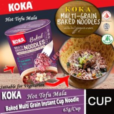 KOKA Baked Multi Grain Instant Cup Noodle-Hot Tofu Mala 65g (Vegetarian)