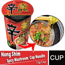 Cup Noodle,Nong Shim 72g ( SpicyMushroom)